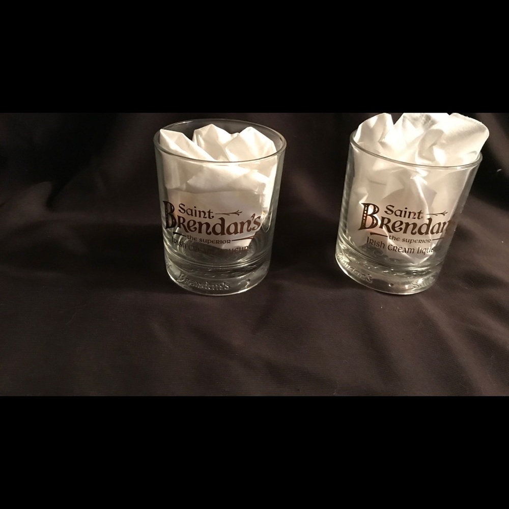 St. Brendan’s Irish liqueur glasses
